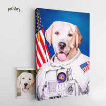 Carregar imagem no visualizador da galeria, Astronauta | Retrato Personalizado de Animal de Estimação - Pet Story PT