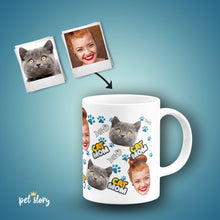 Carregar imagem no visualizador da galeria, Caneca Cat Mom | Personalizada Animal de Estimação - Pet Story PT