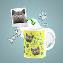 Carregar imagem no visualizador da galeria, Caneca Gato | Personalizada Animal de Estimação - Pet Story PT