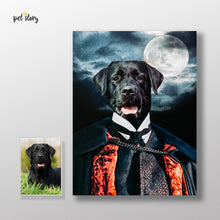 Carregar imagem no visualizador da galeria, Drácula | Retrato Personalizado de Animal de Estimação - Pet Story PT