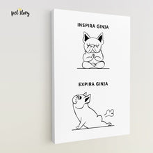 Carregar imagem no visualizador da galeria, Inspira e Expira - Bulldog Francês | Retrato Personalizado de Animal de Estimação - Pet Story PT