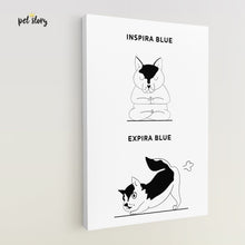 Carregar imagem no visualizador da galeria, Inspira e Expira - Huskie | Retrato Personalizado de Animal de Estimação - Pet Story PT
