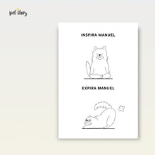 Carregar imagem no visualizador da galeria, Inspira e Expira - Main Coon | Retrato Personalizado de Animal de Estimação - Pet Story PT