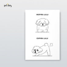 Carregar imagem no visualizador da galeria, Inspira e Expira - Maltês | Retrato Personalizado de Animal de Estimação - Pet Story PT
