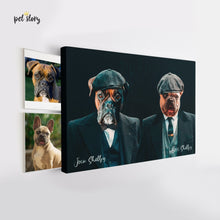Carregar imagem no visualizador da galeria, Irmãos Peaky Blinders | Retrato Personalizado de Animal de Estimação - Pet Story PT