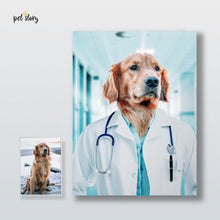 Carregar imagem no visualizador da galeria, Médica | Retrato Personalizado de Animal de Estimação - Pet Story PT