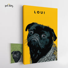 Carregar imagem no visualizador da galeria, Modern 4 animais | Retrato Personalizado de Animal de Estimação - Pet Story PT