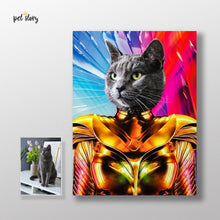 Carregar imagem no visualizador da galeria, Mulher Maravilha (Wonder Woman) | Retrato Personalizado de Animal de Estimação - Pet Story PT