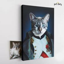 Carregar imagem no visualizador da galeria, Napoleão | Retrato Personalizado de Animal de Estimação - Pet Story PT