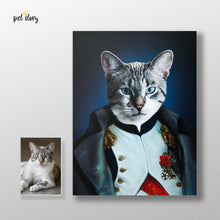 Carregar imagem no visualizador da galeria, Napoleão | Retrato Personalizado de Animal de Estimação - Pet Story PT