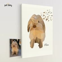 Carregar imagem no visualizador da galeria, Polygon | Retrato Personalizado de Animal de Estimação - Pet Story PT