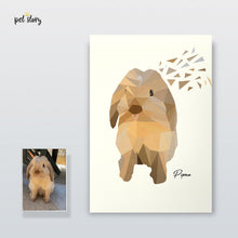 Carregar imagem no visualizador da galeria, Polygon | Retrato Personalizado de Animal de Estimação - Pet Story PT