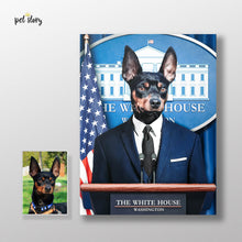 Carregar imagem no visualizador da galeria, Presidente | Retrato Personalizado de Animal de Estimação - Pet Story PT