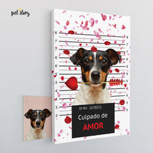 Carregar imagem no visualizador da galeria, Prisioneiro do Amor | Retrato Personalizado de Animal de Estimação - Pet Story PT