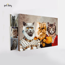 Carregar imagem no visualizador da galeria, Realeza | Retrato Personalizado de Animal de Estimação - Pet Story PT