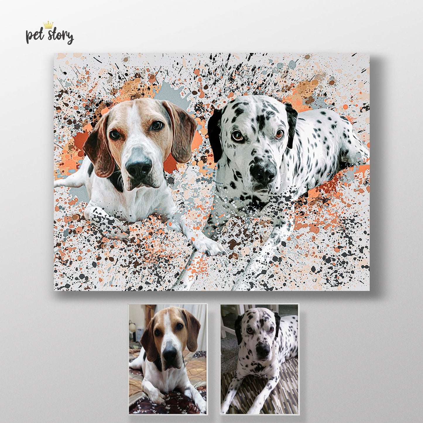Chapoteo | Retrato de mascota personalizado