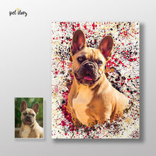 Carregar imagem no visualizador da galeria, Splash | Retrato Personalizado de Animal de Estimação - Pet Story PT
