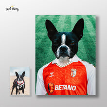Carregar imagem no visualizador da galeria, Sporting Clube de Braga | Retrato Personalizado de Animal de Estimação - Pet Story PT