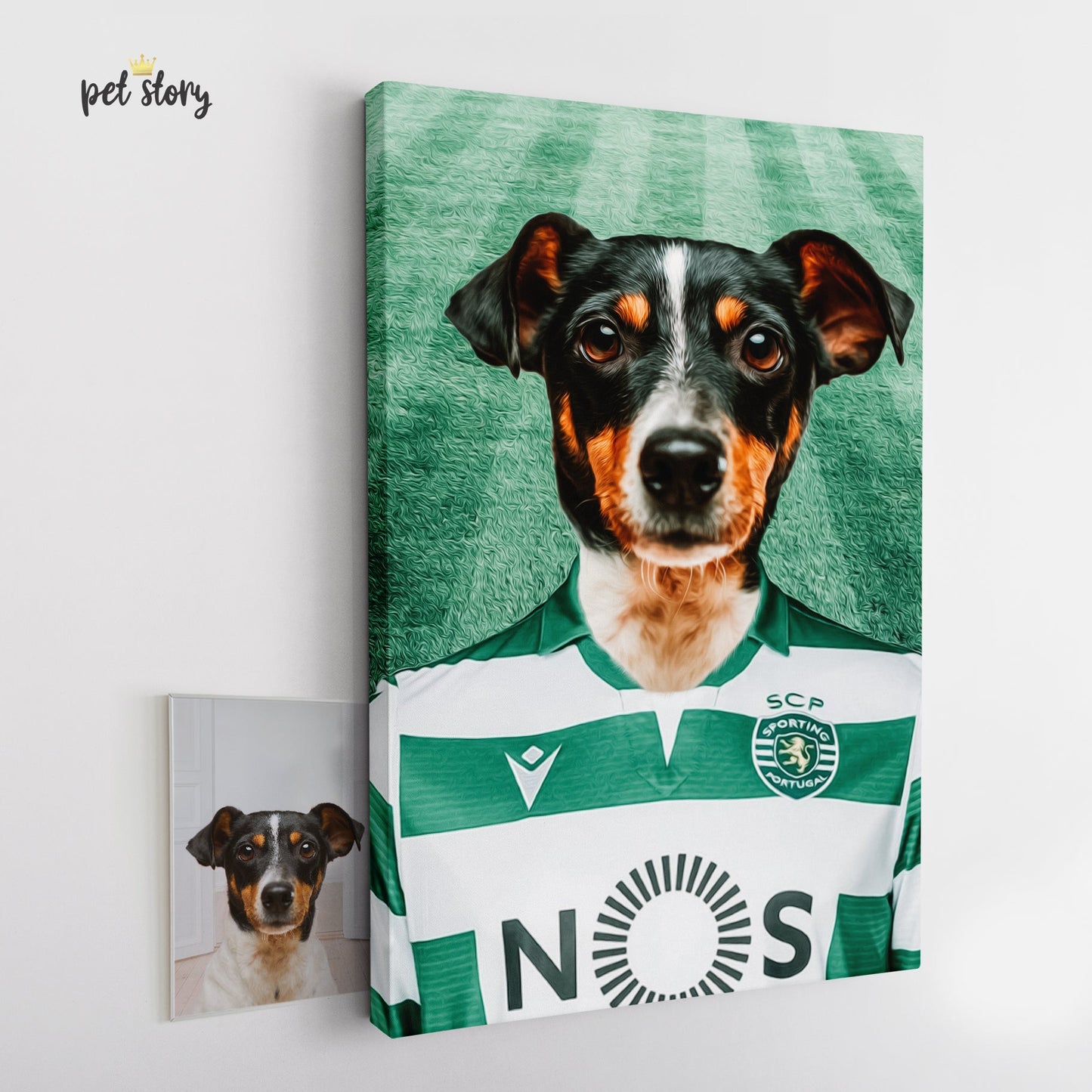 Sporting Clube de Portugal | Retrato Personalizado de Animal de Estimação - Pet Story PT