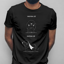 Carregar imagem no visualizador da galeria, T - shirt Inspira e Expira - Basset Hound | Personalizada de Animal de Estimação - Pet Story PT