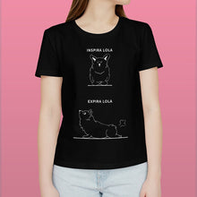 Carregar imagem no visualizador da galeria, T - shirt Inspira e Expira - Corgi | Personalizada de Animal de Estimação - Pet Story PT