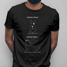 Carregar imagem no visualizador da galeria, T - shirt Inspira e Expira - Pitbull | Personalizada de Animal de Estimação - Pet Story PT
