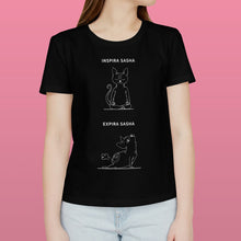 Carregar imagem no visualizador da galeria, T - shirt Inspira e Expira - Sphynx | Personalizada de Animal de Estimação - Pet Story PT