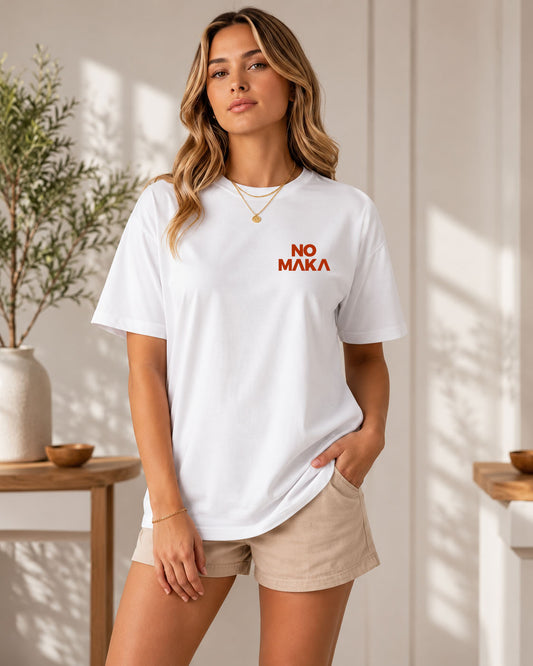 T Shirt No Maka Mulher Bonita Floral