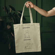 Carregar imagem no visualizador da galeria, Tote bag Inspira e Expira | Personalizado de Animal de Estimação - Pet Story PT
