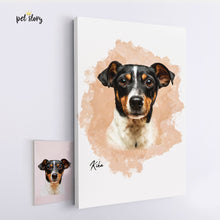 Carregar imagem no visualizador da galeria, Watercolor Nude | Retrato Personalizado de Animal de Estimação - Pet Story PT