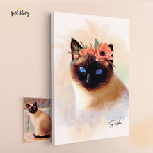 Carregar imagem no visualizador da galeria, Watercolor | Retrato Personalizado de Animal de Estimação - Pet Story PT