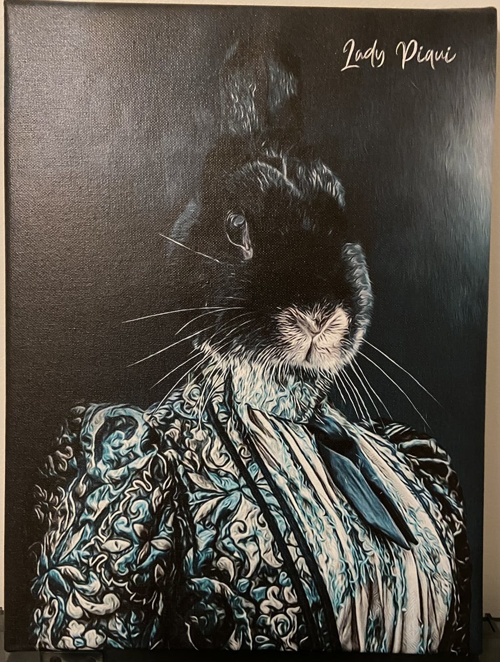 Dama victoriana | Retrato de mascota personalizado