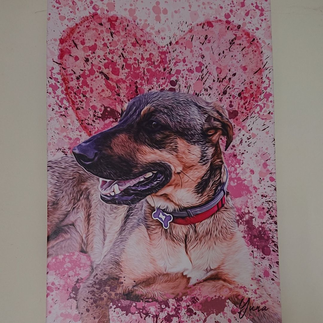 Chapoteoamor | Retrato de mascota personalizado