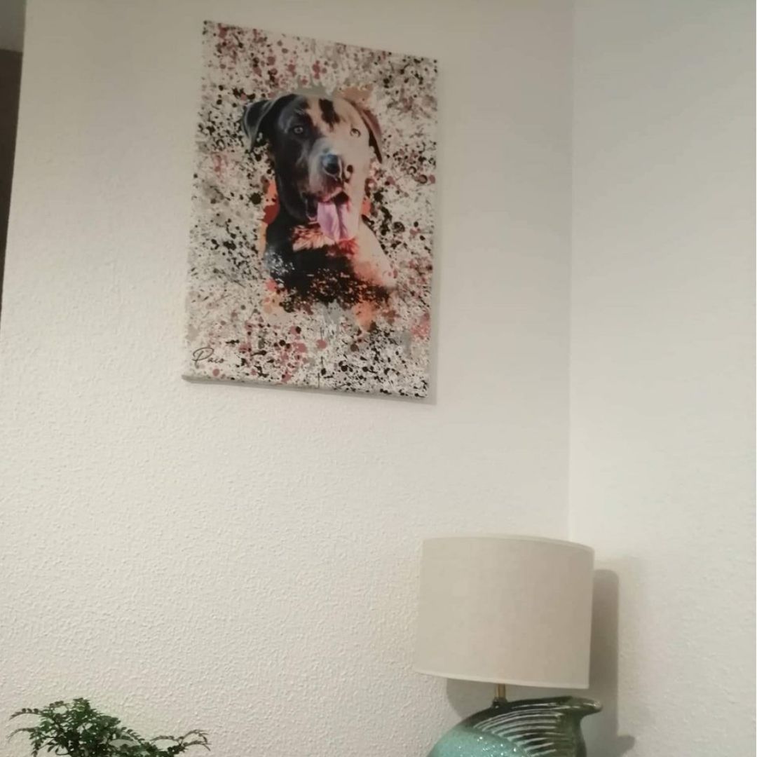 Chapoteo | Retrato de mascota personalizado