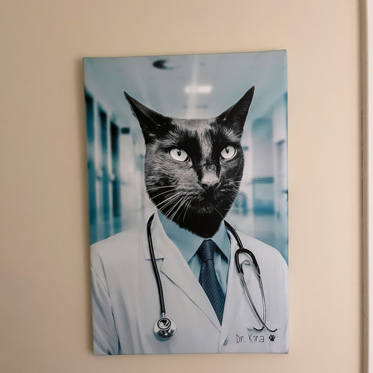 Doctor | Retrato de mascota personalizado