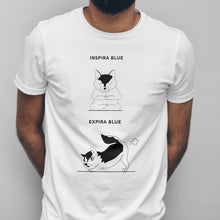 Carregar imagem no visualizador da galeria, T-shirt Inspira e Expira - Huskie | Personalizada de Animal de Estimação
