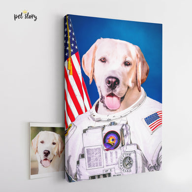 Astronauta | Retrato Personalizado de Animal de Estimação - Pet Story PT