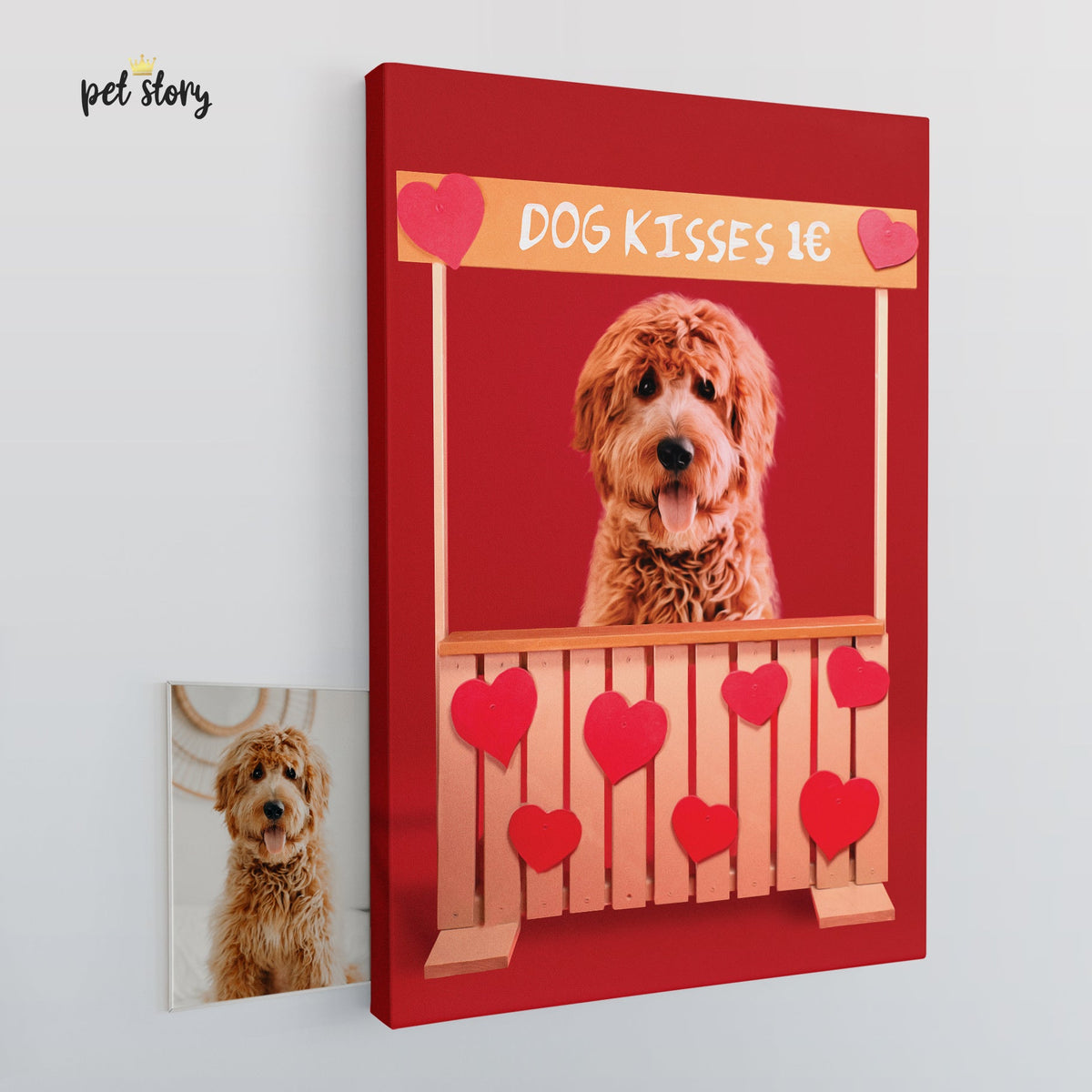 Banca do Amor | Retrato Personalizado de Animal de Estimação - Pet Story PT