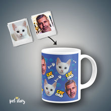 Carregar imagem no visualizador da galeria, Caneca Cat Dad | Personalizada Animal de Estimação - Pet Story PT
