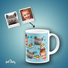 Cargar imagen en el visor de la galería, Caneca Cat Mom | Personalizada Animal de Estimação - Pet Story PT
