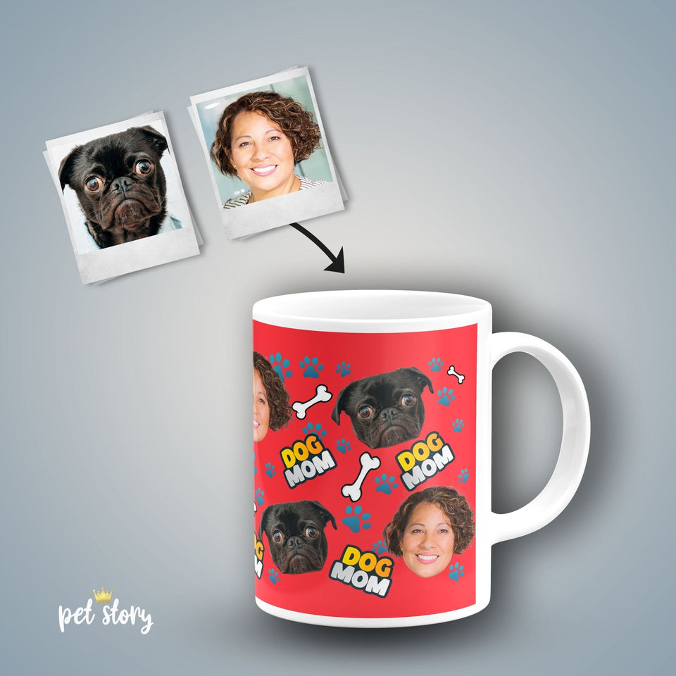 Caneca Dog Mom | Personalizada Animal de Estimação - Pet Story PT