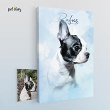 Cargar imagen en el visor de la galería, Cloud Blue | Retrato Personalizado de Animal de Estimação - Pet Story PT
