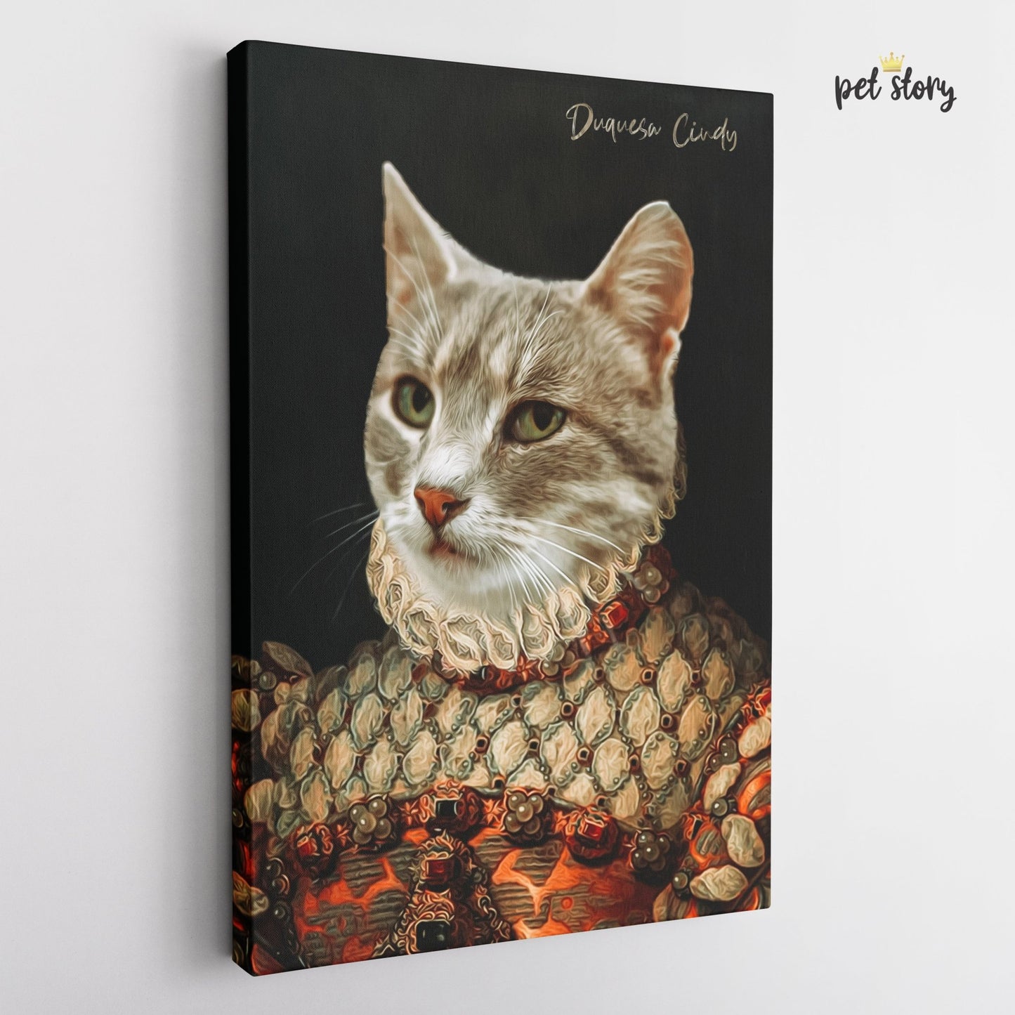 Duquesa | Retrato Personalizado de Animal de Estimação - Pet Story PT