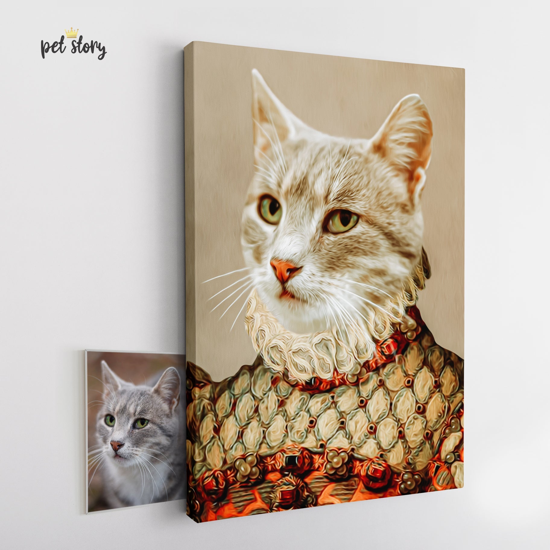 Duquesa | Retrato Personalizado de Animal de Estimação - Pet Story PT