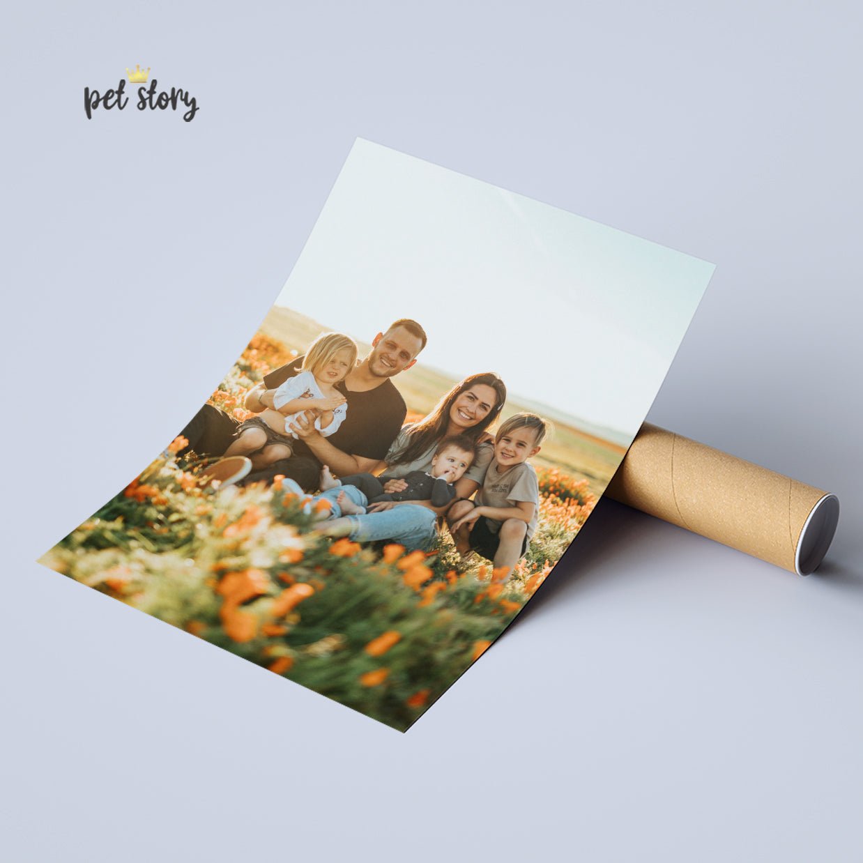 Impressão de Fotografia em Tela / Poster | Personalizado - Pet Story PT