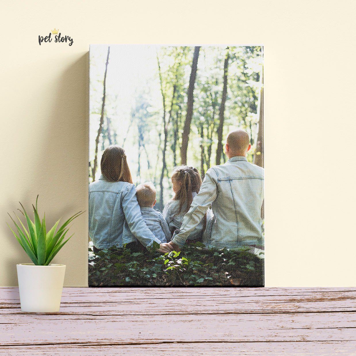 Impressão de Fotografia em Tela / Poster | Personalizado - Pet Story PT