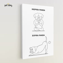 Cargar imagen en el visor de la galería, Inspira e Expira - Boxer | Retrato Personalizado de Animal de Estimação - Pet Story PT
