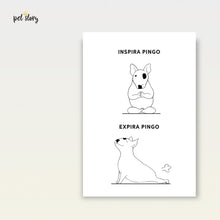 Cargar imagen en el visor de la galería, Inspira e Expira - Pitbull | Retrato Personalizado de Animal de Estimação - Pet Story PT
