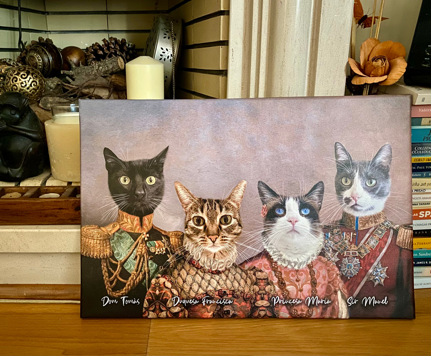 Familia Real | Retrato de mascota personalizado