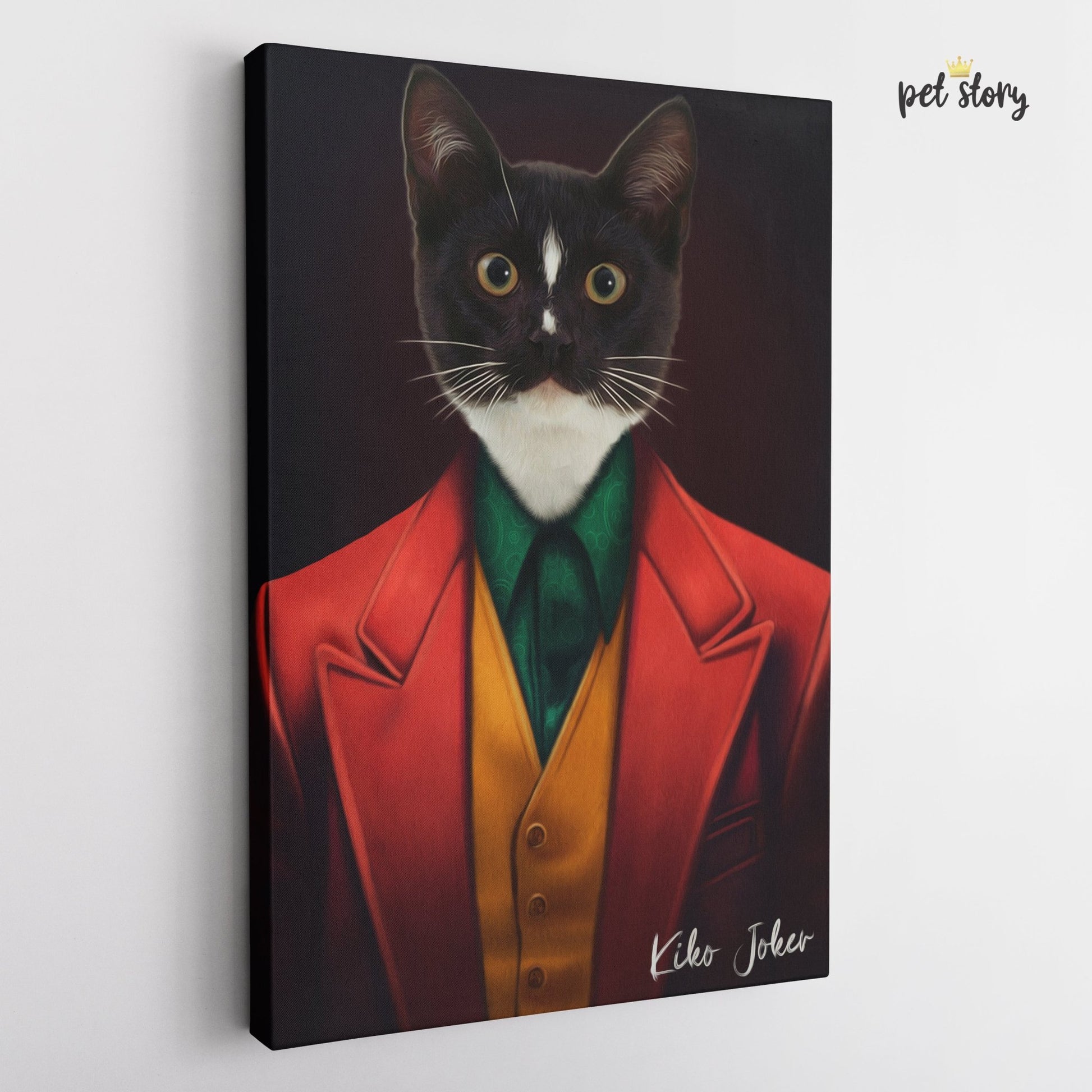 Joker | Retrato Personalizado de Animal de Estimação - Pet Story PT